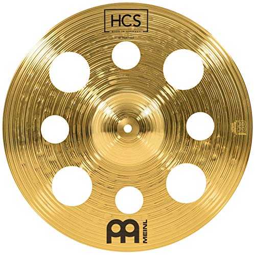 Meinl Cymbals HCS Trash Crash — 16 Zoll (Video) Schlagzeug Becken mit Löchern (40,64cm) Messing, Traditionelles Finish (HCS16TRC) von Meinl Cymbals