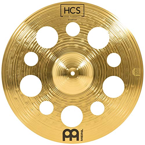 Meinl Cymbals HCS Trash Crash — 18 Zoll (Video) Schlagzeug Becken mit Löchern (45,72cm) Messing, Traditionelles Finish (HCS18TRC) von Meinl Cymbals