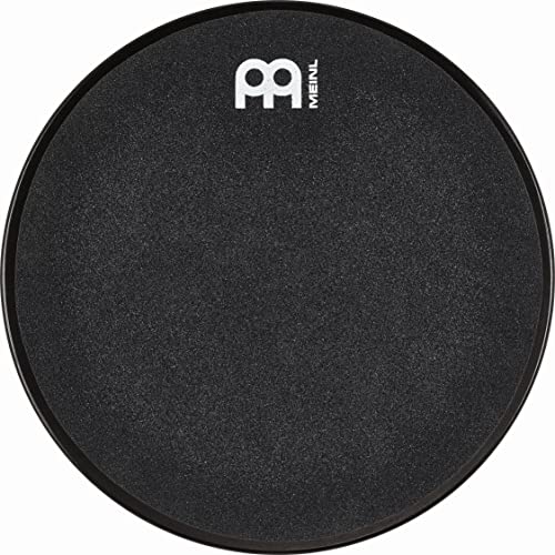 Meinl Cymbals Marshmallow Übungspad 12 Zoll (30,48cm) leises Drum Practice Pad, mittlerer Rebound, montierbar auf Becken Ständer und Stativ – Schwarz – Schlagzeug und Percussion Zubehör (MMP12BK) von Meinl Cymbals