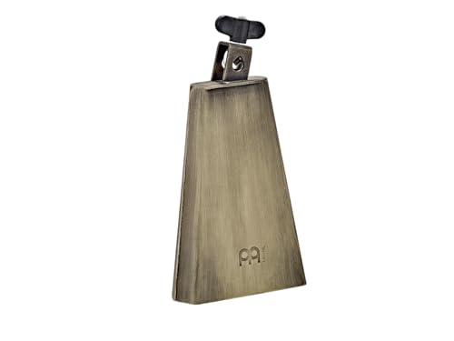 Meinl Percussion Mike Johnston Cowbell - Großes Aufschlagidiophon - Länge 7,75 Zoll - Montierbar - Groove Bell - Stahl, Vintage Finish (MJ-GB) von Meinl Cymbals