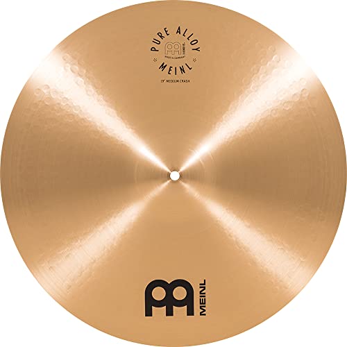 Meinl Cymbals Pure Alloy Crash Medium 19 Zoll (Video) Schlagzeug Becken (48,26cm) Pure Alloy Bronze, Traditionelles Finish (PA19MC) von Meinl Cymbals