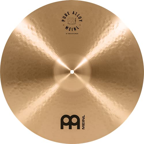 Meinl Cymbals Pure Alloy Crash Medium 20 Zoll (Video) Schlagzeug Becken (50,80cm) Pure Alloy Bronze, Traditionelles Finish (PA20MC) von Meinl Cymbals