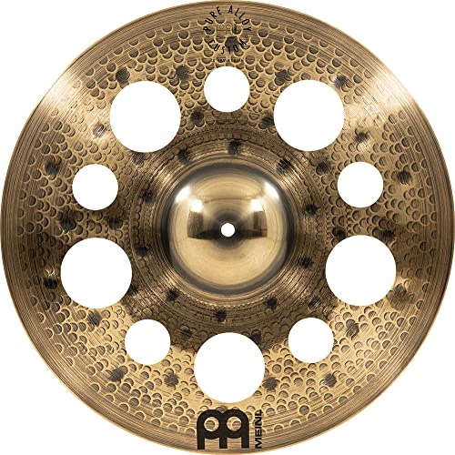 Meinl Cymbals Pure Alloy Custom Trash Crash 18 Zoll (Video) Schlagzeug Becken (45,72cm) Pure Alloy Bronze, Custom Smoked Bronze Finish (PAC18TRC) von Meinl Cymbals