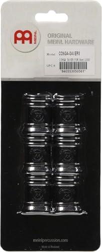 Meinl Percussion Conga Saver Set - 6-teiliges Abdeckungs-Set für 8 mm Conga Spannschrauben - Kunststoff, Schwarz (CONGA-SAVER8) von Meinl Percussion