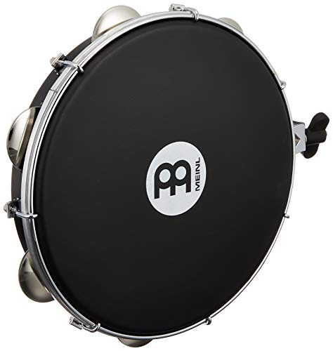 MEINL Percussion Traditional ABS Pandeiro With Holder - schwarz 10" (PA10A-BK-NH-H) von Meinl Percussion