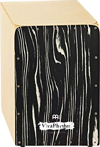 Viva Rhythm VR-CAJ-SO "MEINL" Snare-Cajon, Zwei integrierte Snareteppiche von Meinl Percussion