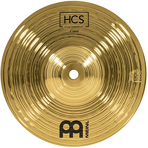 Meinl Cymbals HCS Splash — 8 Zoll (Video) Schlagzeug Becken (20,32cm) Messing, Traditionelles Finish (HCS8S) von Meinl Percussion