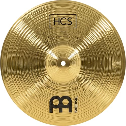 Meinl Cymbals HCS Crash — 14 Zoll (Video) Schlagzeug Becken (35,56cm) Messing – Traditionelles Finish (HCS14C) von Meinl Cymbals