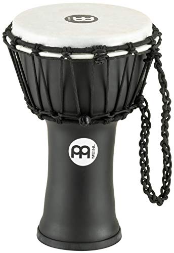 Meinl Percussion 18cm Jr. Djembe Trommel - Klein - Musikinstrument für Kinder und Erwachsene - Einfach zu lernen - perfekt für Jams - Schwarz (JRD-BK) von Meinl Percussion