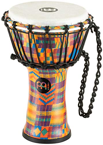 Meinl Percussion 18cm Jr. Djembe Trommel - klein - Musikinstrument für Kinder und Erwachsene - Einfach zu lernen - Kenyan Quilt (JRD-KQ) von Meinl Percussion