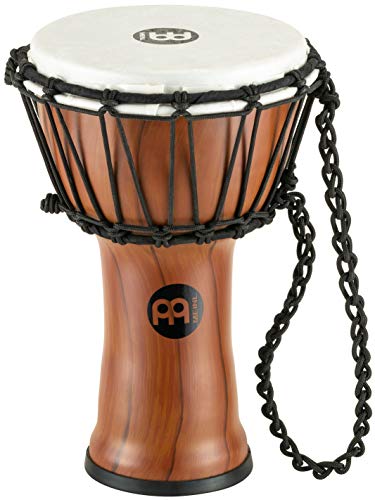 Meinl Percussion 18cm Jr. Djembe Trommel - klein - Musikinstrument für Kinder und Erwachsene - Einfach zu lernen - Twisted Amber (JRD-TA) von Meinl Percussion