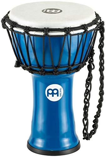 Meinl Percussion 18cm Jr. Djembe Trommel - klein - Musikinstrument für Kinder und Erwachsene - Einfach zu lernen - perfekt für Jams - Blau (JRD-B) von Meinl Percussion