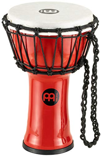 Meinl Percussion 18cm Jr. Djembe Trommel - klein - Musikinstrument für Kinder und Erwachsene - Einfach zu lernen - perfekt für Jams - Rot (JRD-R) von Meinl Percussion