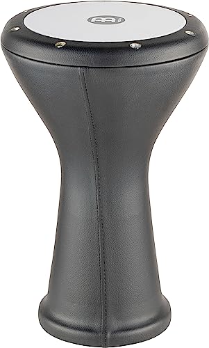 Meinl Percussion Aluminium Series Doumbek - Mittelgroße Handtrommel - Synthetisches Fell - Durchmesser 8,5 Zoll - Aluminium, Schwarz (HE-3000) von Meinl Percussion