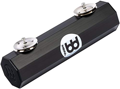 Meinl Percussion Aluminium Shaker Jingle - Medium - Achteckige Form - Musikinstrument- Aluminium, Schwarz (JS88BK) von Meinl Percussion