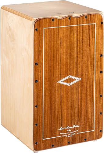 Meinl Percussion Artisan Cajon Instrument/Trommel für Erwachsene/Fortgeschrittene/Profis - Mongoy Frontplatte / Korpus aus Baltischer Birke - Kein Cajon Bausatz - Bulería Line (AEBLMY) von Meinl Percussion