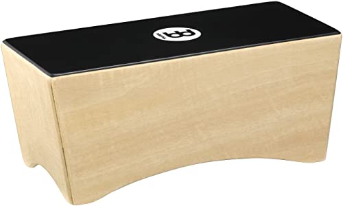 Meinl Percussion Bongo Cajon Instrument - rückenschonende Trommelkiste mit Snare, Bass und Bongo Sound - Schlagfläche Schwarz (BCA2NT/EBK-M) von Meinl Percussion