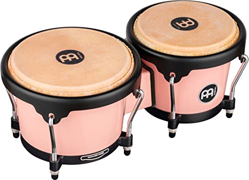 Meinl Percussion Bongos Journey Series - 2 Handtrommeln mit 6,5 und 7,5 Zoll - inkl. Stimmschlüssel - ABS Kunststoff, Pink (HB50FP) von Meinl Percussion
