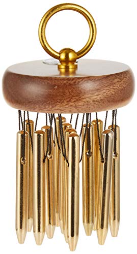 Meinl Percussion Hand Held Chimes - Kleines Musikinstrument mit 12 Klangstiften - Handgespielt - Mit Haltering - Aluminium, Gold (CH-HPEG) von Meinl Percussion