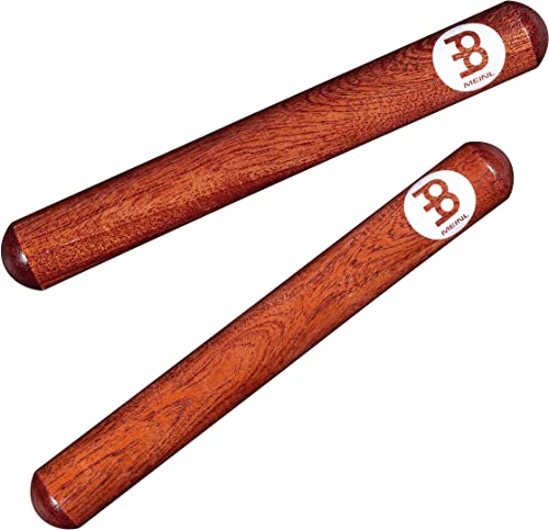 Meinl Percussion CL1RW Wood Claves, Classic aus Rotholz (20,5 cm Länge / 2,5 cm Durchmesser) von Meinl Percussion