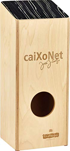 Meinl Percussion Caixonet Cajon Instrument - Übergroße Trommelkiste mit Snare - Schlagfläche Striped Onyx (VR-CAIXN) von Meinl Percussion