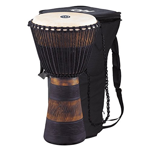 Meinl Percussion Earth Rhythm Djembe - Sehr große Handtrommel - Inklusive Tasche - Durchmesser 13 Zoll - Mahagoni, Mehrfarbig (ADJ3-XL+BAG) von Meinl Percussion