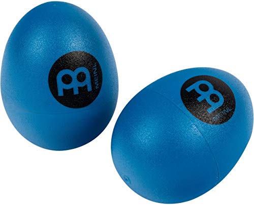 Meinl Percussion Egg Shaker Paar - 2 Egg Shaker mit klarem, weichem Sound - Musikinstrument - Kunststoff, Blau (ES2-B) von Meinl Percussion