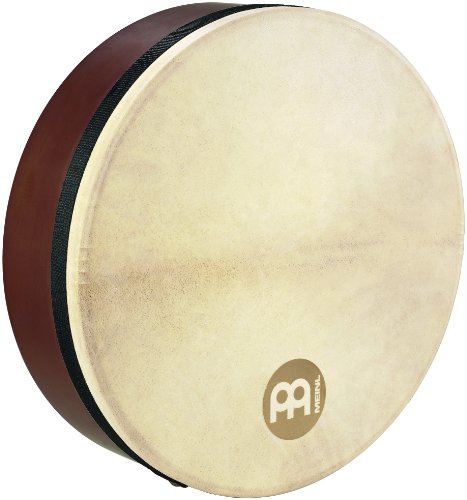 Meinl Percussion FD14BE Traditioneller Bendir, Frame Drum mit Ziegenfell, 35,56 com (14 Zoll) Durchmesser, african brown von Meinl Percussion