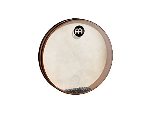 Meinl Percussion FD16SD Sea Drum, Frame Drum mit Kombination aus Naturfell und Kunststofffell, 40,64 cm (16 Zoll) Durchmesser, african brown von Meinl Percussion