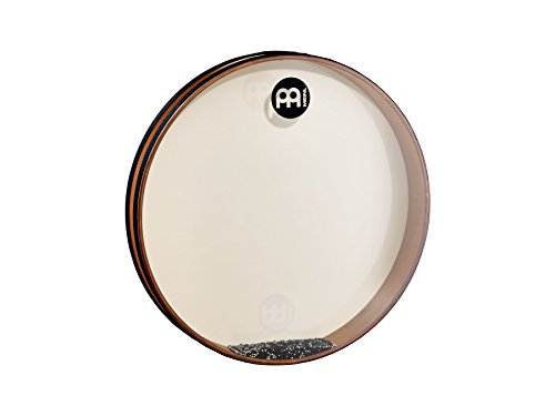 Meinl Percussion FD18SD-TF Sea Drum, Frame Drum mit Kombination aus Ziegenfell und Kunststofffell, 45,72 cm (18 Zoll) Durchmesser, african brown von Meinl Percussion