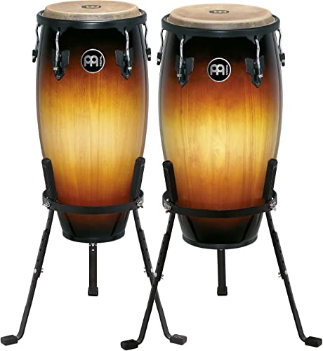 Meinl Percussion HC512VSB Wood Conga-Set, Headliner Series, Durchmesser 27,94 cm (11 Zoll) und 30,48 cm (12 Zoll), vintage sunburst von Meinl Percussion