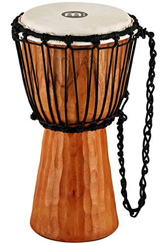 Meinl Percussion HDJ4-S Wood Djembe, Headliner/Nile Series, Rope Tuned, 20,32 cm (8 Zoll) Durchmesser (Small), braun von Meinl Percussion