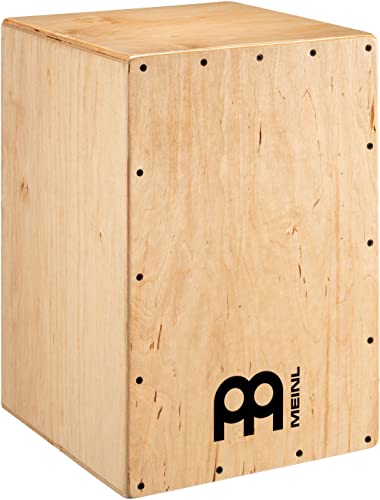 Meinl Percussion Headliner Cajon Instrument - Kompakte Trommelkiste mit Snare und Bass Sound - Schlagfläche Baltische Birke (HCAJ100NT) von Meinl Percussion