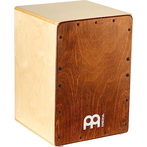 Meinl Percussion Jam Cajon Instrument - Kleine Trommelkiste für Kinder und Erwachsene bis 1,50 m - Schlagfläche Almond Birch (JC50AB) von Meinl Percussion