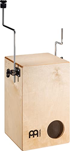 Meinl Percussion Kick Drum Cajon - Trommelkiste für Drum Set - Bass Sound - Mit Schienenhalterung und Klemmen - Schlagfläche Baltische Birke, Natur (KDC1NT) von Meinl Percussion