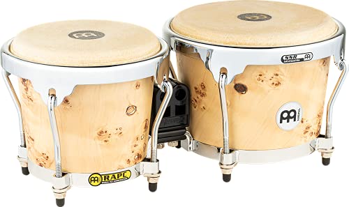 Meinl Percussion MB400DB-M Bongo-Set, Radial Ply Construction, Durchmesser 17,15 cm (6,75 Zoll) Macho und 20,32 cm (8 Zoll) Hembra, desert burl von Meinl Percussion