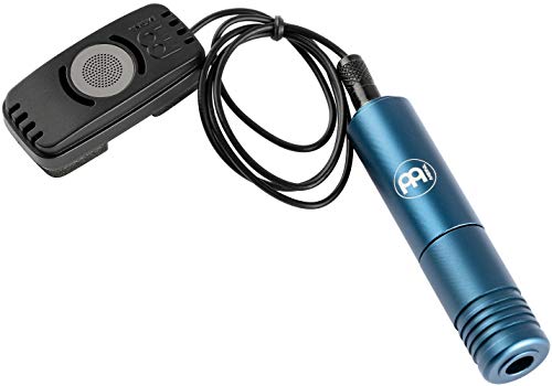 Meinl Percussion Microphone - Kondensatormikrofon zum Aufnehmen von Percussioninstrumenten - Recording-Equipment - mit Klinkenadapter 3,2mm auf 6,3mm - Blau (MIC-PERC) von Meinl Percussion