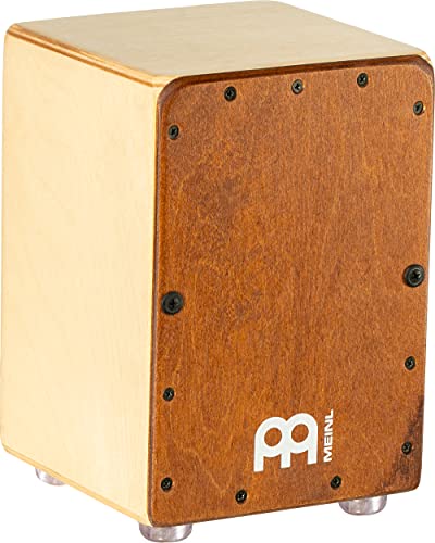 Meinl Percussion Mini Cajon Trommelkiste - Geschenkidee für Musizierende - Deko Geschenk für Kinder und Erwachsene - Schlagfläche Almond Birch (MC1AB) von Meinl Percussion