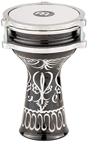 Meinl Percussion Mini Series Darbuka - Mini Handtrommel - Handgravierter Kessel - Durchmesser 4,25 Zoll - Aluminium, Mehrfarbig (HE-052) von Meinl Percussion