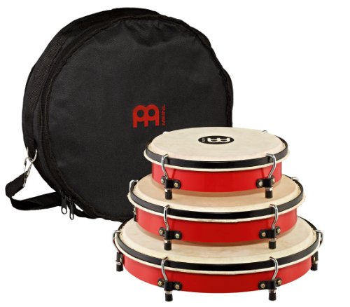 Meinl Percussion PL-SET Plenera Set, 3-teilig ( 20,32 cm (8 Zoll) Quinto, 25,4 cm (10 Zoll) Seguidor, 30,48 cm (12 Zoll) Tumbador), inkl. Nylontasche von Meinl Percussion