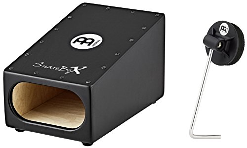 Meinl Percussion Pickup BassBox - SnareBox mit Tonabnehmer/Elektronik - Kombinierbar mit jeder handelsüblichen Fußmaschine - Perfekt für Singer/Songwriter - Schwarz (PSNAREBOX) von Meinl Percussion