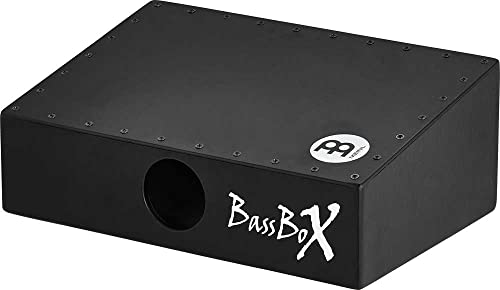 Meinl Percussion Pickup Bassbox Instrument - Fußinstrument mit starkem Bass Sound - Mit Tonabnehmer - Baltische Birke, Schwarz (PBASSBOX) von Meinl Percussion