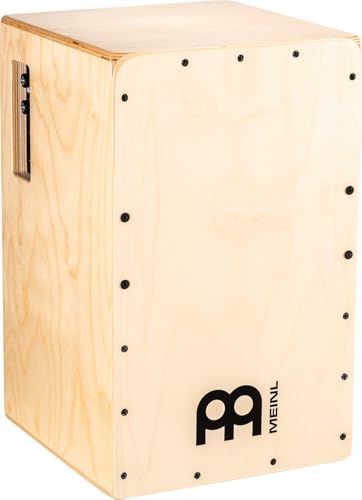 Meinl Percussion Pickup Snarecraft Cajon - Große Trommelkiste mit Tonabnehmer, Snare und Bass Sound - Schlagfläche Baltische Birke (PSC100NT) von Meinl Percussion