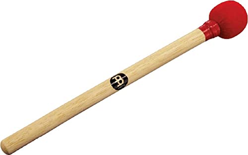 Meinl Percussion SB2 Samba Beater, 40,64 cm (16 Zoll) Länge, mit 5,08 cm (2 Zoll) rotem Filzkopf, Farbe: natural/red von Meinl Percussion