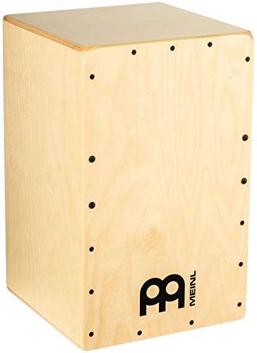 Meinl Percussion Snarecraft Cajon Instrument - Große Trommelkiste mit zwei Snare-Teppichen - Schlagfläche Baltische Birke (SC100B) von Meinl Percussion