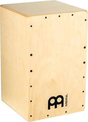 Meinl Percussion Snarecraft Cajon Instrument - Große Trommelkiste mit zwei Snare-Teppichen - Schlagfläche Baltische Birke (SC100B) von Meinl Percussion