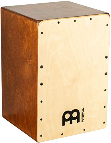 Meinl Percussion Snarecraft Cajon Instrument - Kompakte Trommelkiste mit zwei Snare-Teppichen - Schlagfläche Baltische Birke (SC80AB-B) von Meinl Percussion