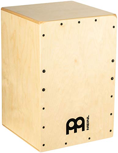 Meinl Percussion Snarecraft Cajon Instrument - Kompakte Trommelkiste mit zwei Snare-Teppichen - Schlagfläche Baltische Birke (SC80B) von Meinl Percussion