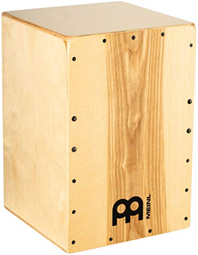 Meinl Percussion Snarecraft Cajon Instrument - Kompakte Trommelkiste mit zwei Snare-Teppichen - Schlagfläche Esche (SC80HA) von Meinl Percussion