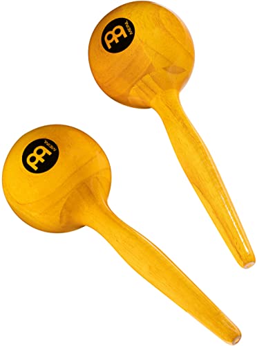 Meinl Percussion Wood Maracas Shaker – 2 Musikinstrumente mit warmem Sound – Holz, Natur (MWM2AM) von Meinl Percussion